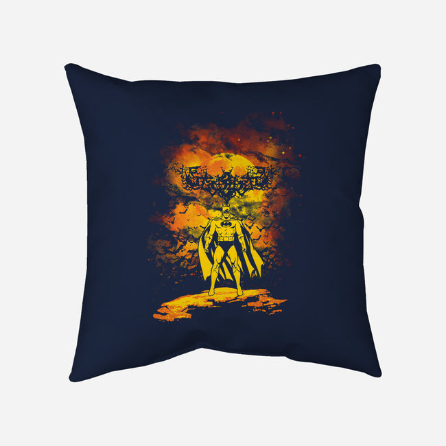 Bat Night-None-Removable Cover-Throw Pillow-dalethesk8er