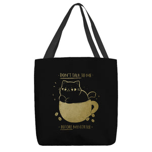 Angry Cat Before Coffee