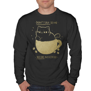 Angry Cat Before Coffee