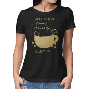 Angry Cat Before Coffee