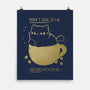 Angry Cat Before Coffee-None-Matte-Poster-xMorfina