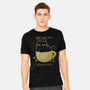 Angry Cat Before Coffee-Mens-Heavyweight-Tee-xMorfina