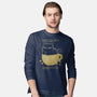 Angry Cat Before Coffee-Mens-Long Sleeved-Tee-xMorfina