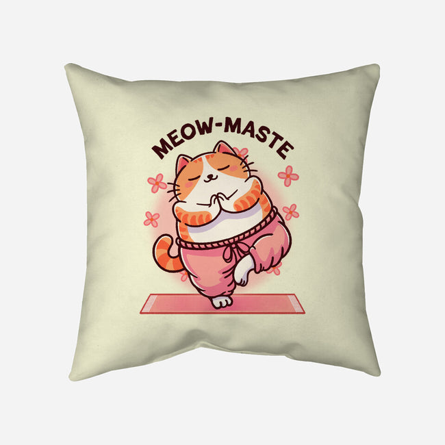 Meow-maste-None-Removable Cover-Throw Pillow-fanfreak1