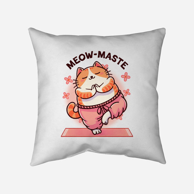 Meow-maste-None-Removable Cover-Throw Pillow-fanfreak1