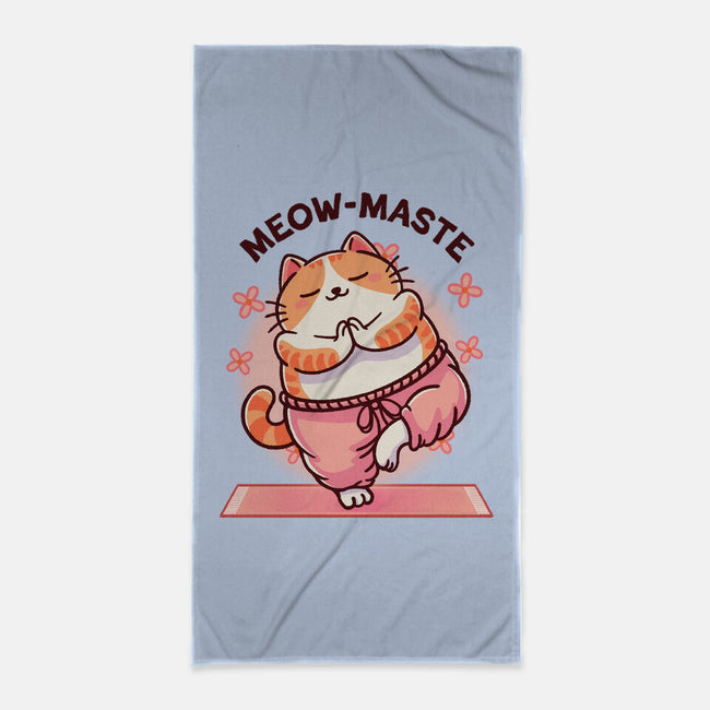 Meow-maste-None-Beach-Towel-fanfreak1