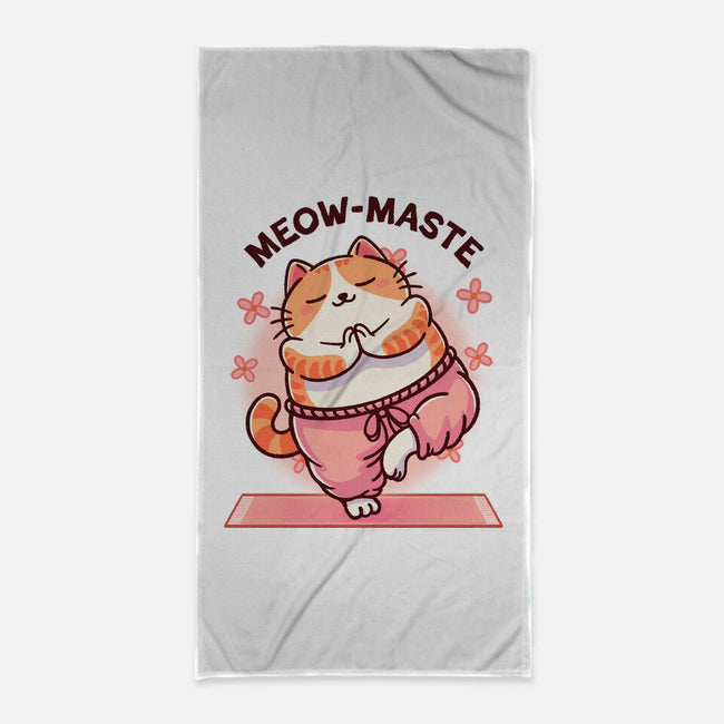 Meow-maste-None-Beach-Towel-fanfreak1