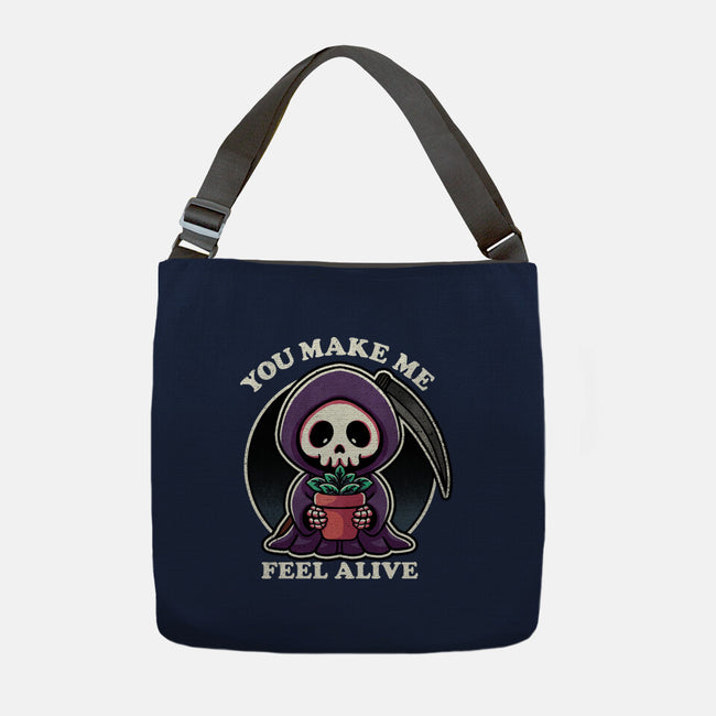 Feeling Alive-None-Adjustable Tote-Bag-fanfreak1