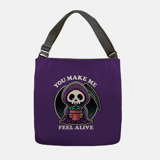 Feeling Alive-None-Adjustable Tote-Bag-fanfreak1