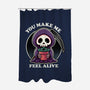 Feeling Alive-None-Polyester-Shower Curtain-fanfreak1