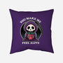 Feeling Alive-None-Non-Removable Cover w Insert-Throw Pillow-fanfreak1