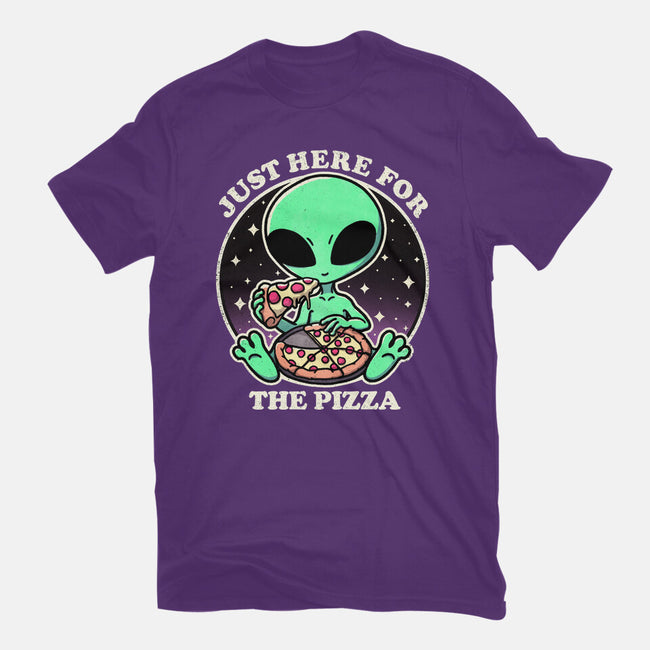 Aliens Love Pizza-Womens-Fitted-Tee-fanfreak1