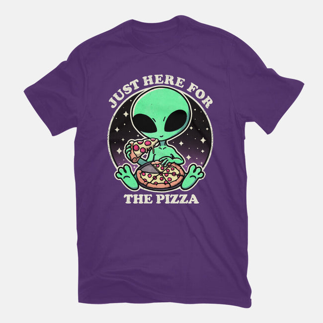 Aliens Love Pizza-Mens-Basic-Tee-fanfreak1