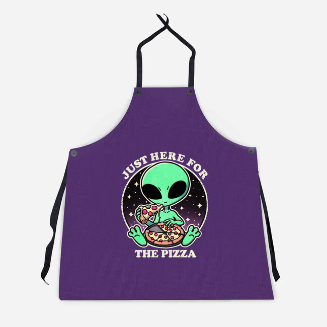 Aliens Love Pizza-Unisex-Kitchen-Apron-fanfreak1