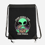 Aliens Love Pizza-None-Drawstring-Bag-fanfreak1