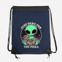 Aliens Love Pizza-None-Drawstring-Bag-fanfreak1