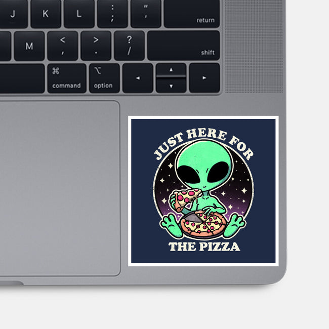 Aliens Love Pizza-None-Glossy-Sticker-fanfreak1
