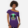 Aliens Love Pizza-Womens-Off Shoulder-Tee-fanfreak1