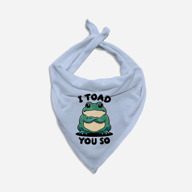 I Toad You So-Cat-Bandana-Pet Collar-fanfreak1