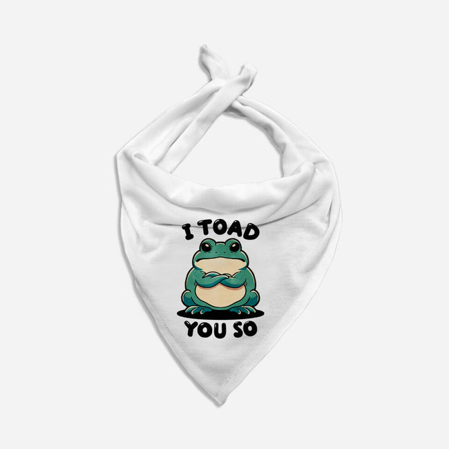 I Toad You So-Cat-Bandana-Pet Collar-fanfreak1