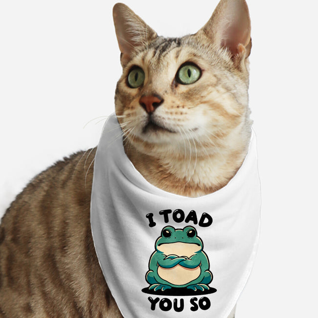 I Toad You So-Cat-Bandana-Pet Collar-fanfreak1