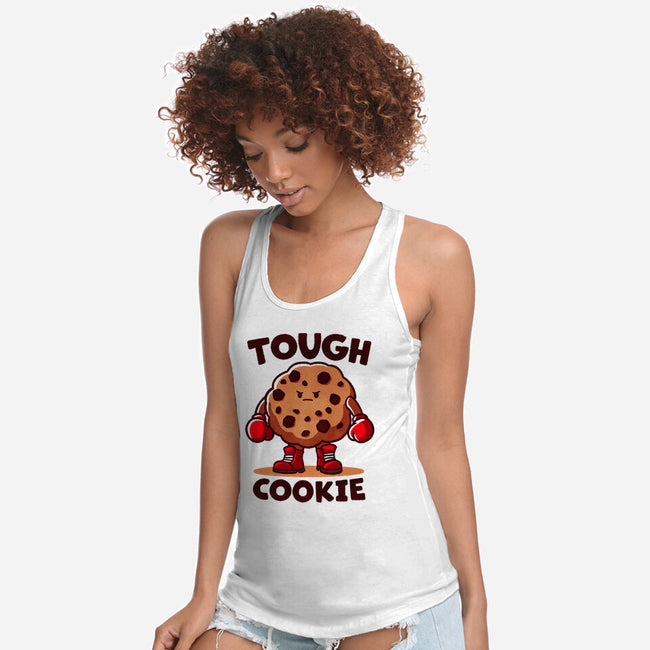 One Tough Cookie-Womens-Racerback-Tank-fanfreak1
