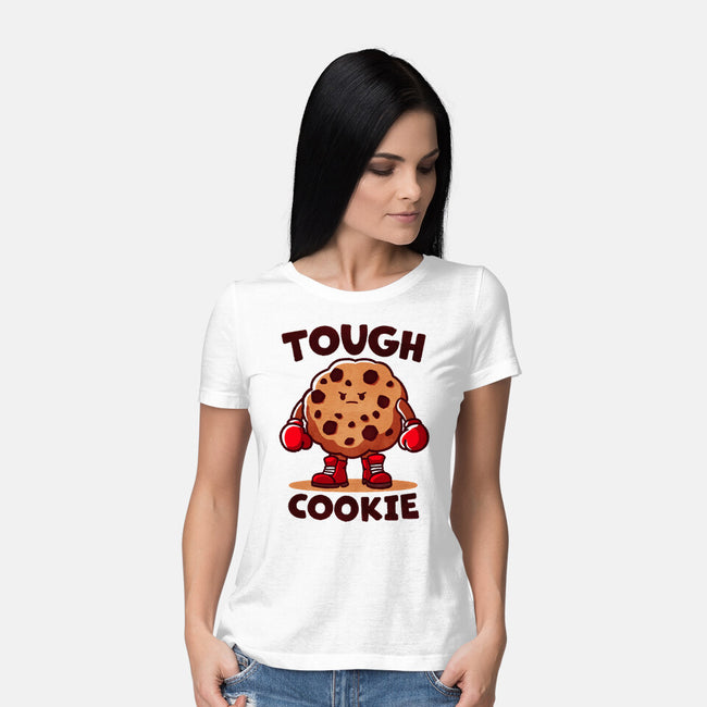 One Tough Cookie-Womens-Basic-Tee-fanfreak1