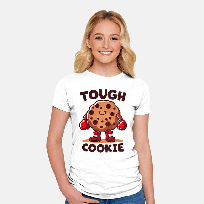 One Tough Cookie-Womens-Fitted-Tee-fanfreak1