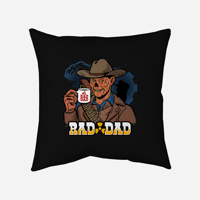 Rad Dad-None-Non-Removable Cover w Insert-Throw Pillow-Boggs Nicolas