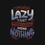 I'm Not Lazy-Womens-Fitted-Tee-tobefonseca