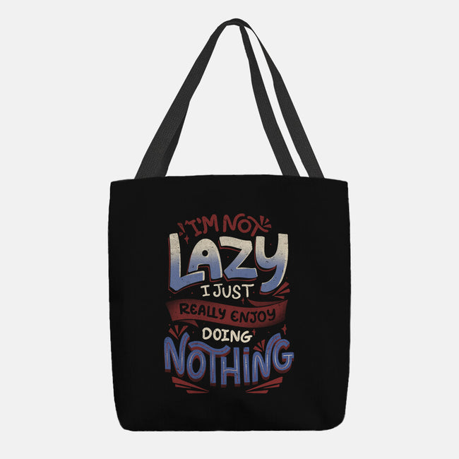 I'm Not Lazy-None-Basic Tote-Bag-tobefonseca