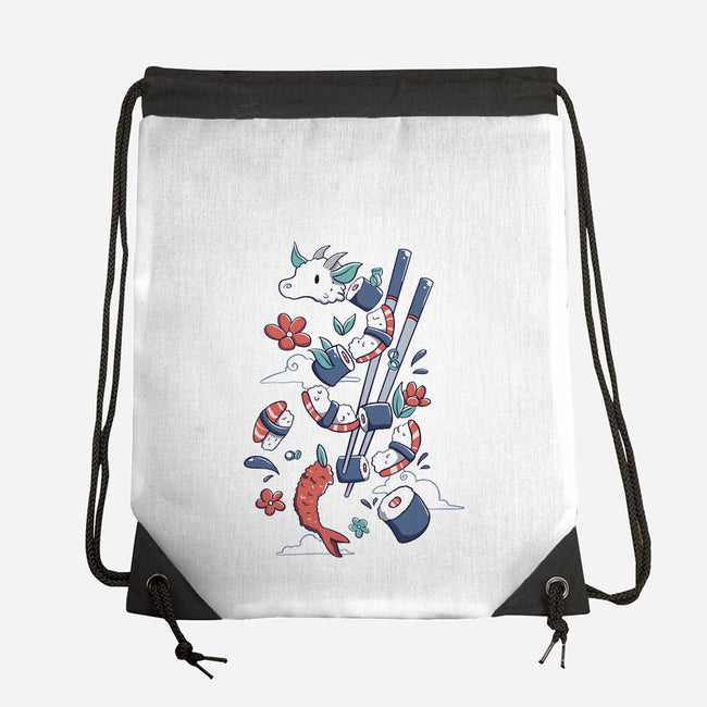 Dragonmaki Funny Sushi-None-Drawstring-Bag-tobefonseca