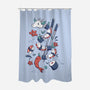 Dragonmaki Funny Sushi-None-Polyester-Shower Curtain-tobefonseca