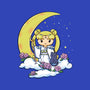 Kokeshi Moon Princess-Womens-Fitted-Tee-ellr