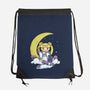 Kokeshi Moon Princess-None-Drawstring-Bag-ellr