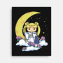 Kokeshi Moon Princess-None-Stretched-Canvas-ellr