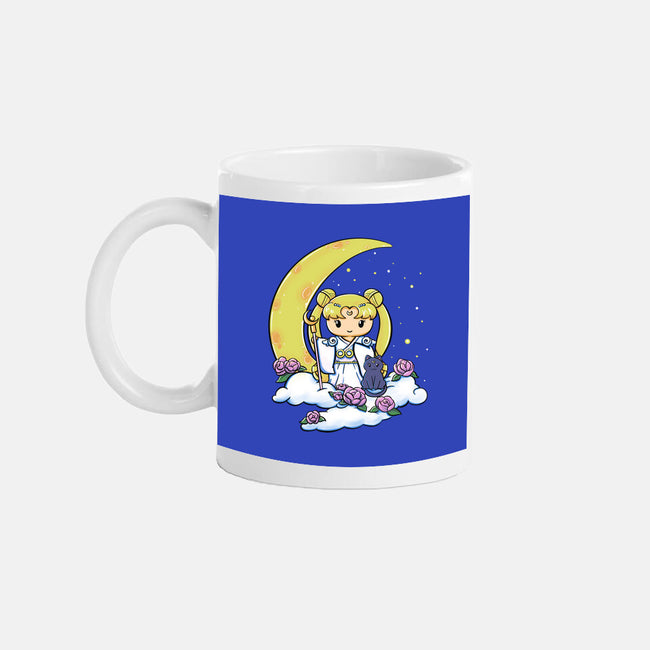 Kokeshi Moon Princess-None-Mug-Drinkware-ellr