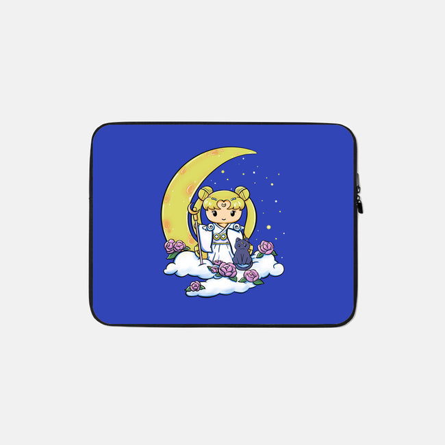 Kokeshi Moon Princess-None-Zippered-Laptop Sleeve-ellr