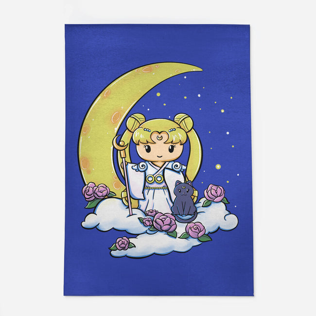 Kokeshi Moon Princess-None-Outdoor-Rug-ellr