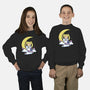 Kokeshi Moon Princess-Youth-Crew Neck-Sweatshirt-ellr