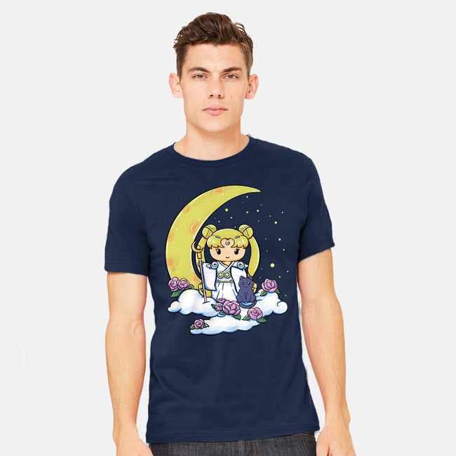 Kokeshi Moon Princess-Mens-Heavyweight-Tee-ellr