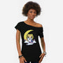 Kokeshi Moon Princess-Womens-Off Shoulder-Tee-ellr