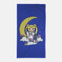 Kokeshi Moon Princess-None-Beach-Towel-ellr