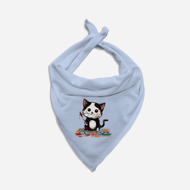 Artistic Cat-Cat-Bandana-Pet Collar-kharmazero