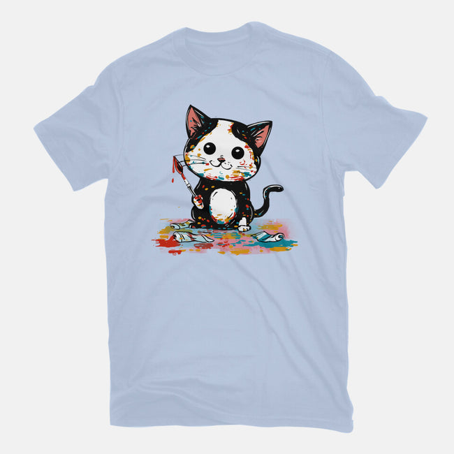 Artistic Cat-Mens-Basic-Tee-kharmazero