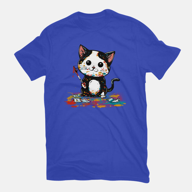 Artistic Cat-Youth-Basic-Tee-kharmazero