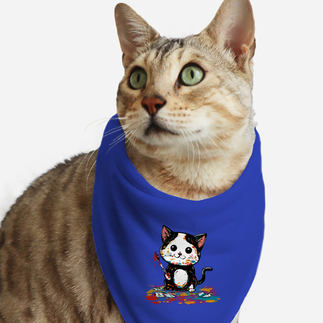 Artistic Cat-Cat-Bandana-Pet Collar-kharmazero