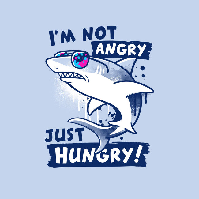 Just Hungry Shark-None-Removable Cover w Insert-Throw Pillow-NemiMakeit
