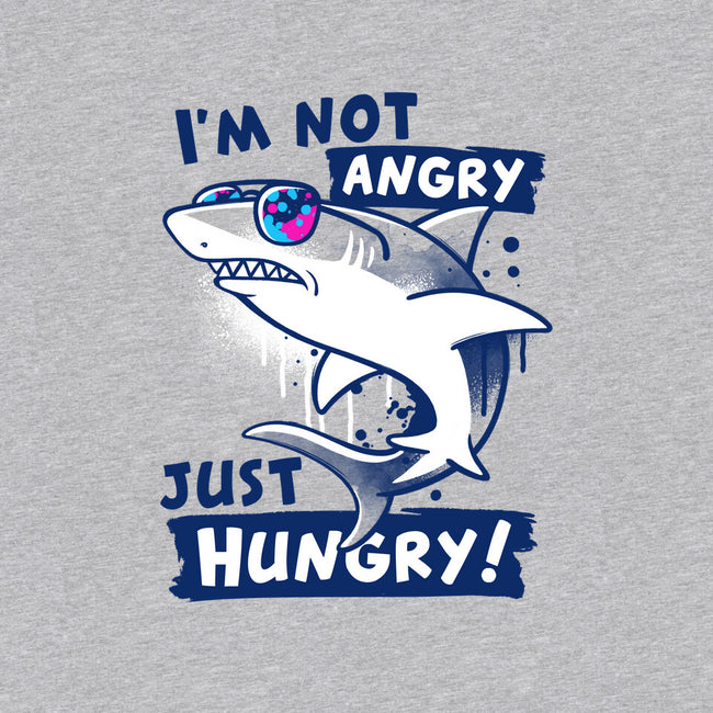 Just Hungry Shark-Womens-Off Shoulder-Sweatshirt-NemiMakeit