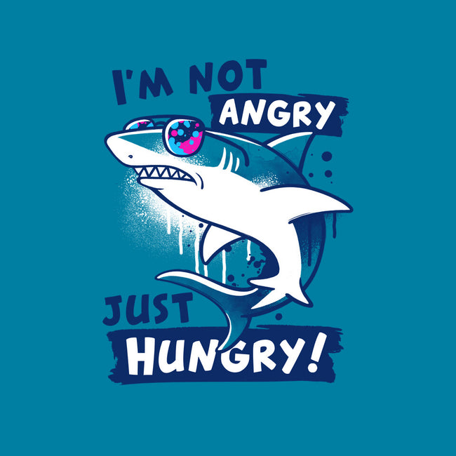 Just Hungry Shark-None-Removable Cover-Throw Pillow-NemiMakeit